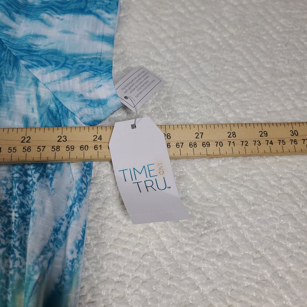 Time and Tru Boho Vibrant Vacation resort wear Shirts Size XL Flowy dopamine - Picture 14 of 16